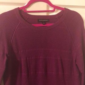 Dark purple sweater